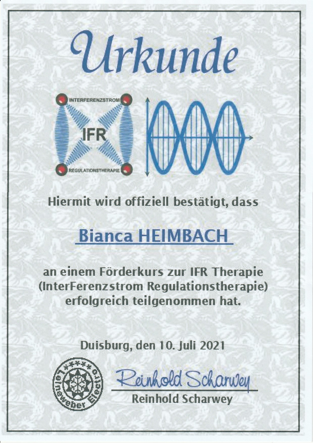 IFR-Zertifikat
